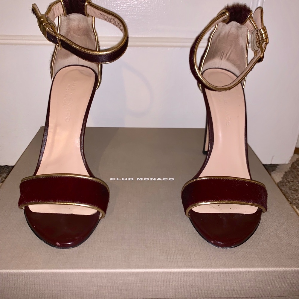 👠 Italian leather and fur sandal 👠